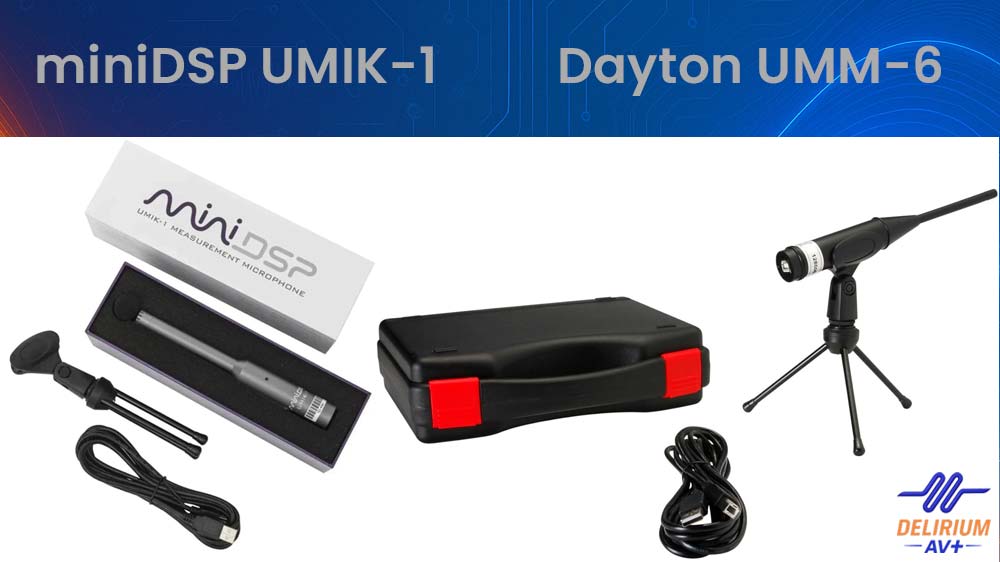 Comparatif des microphones de calibration.