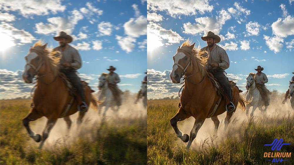 Effet soap opera : Comparaison et interpolation de mouvement.